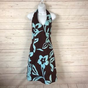 Jones New York Size 12 Floral Halter Dress